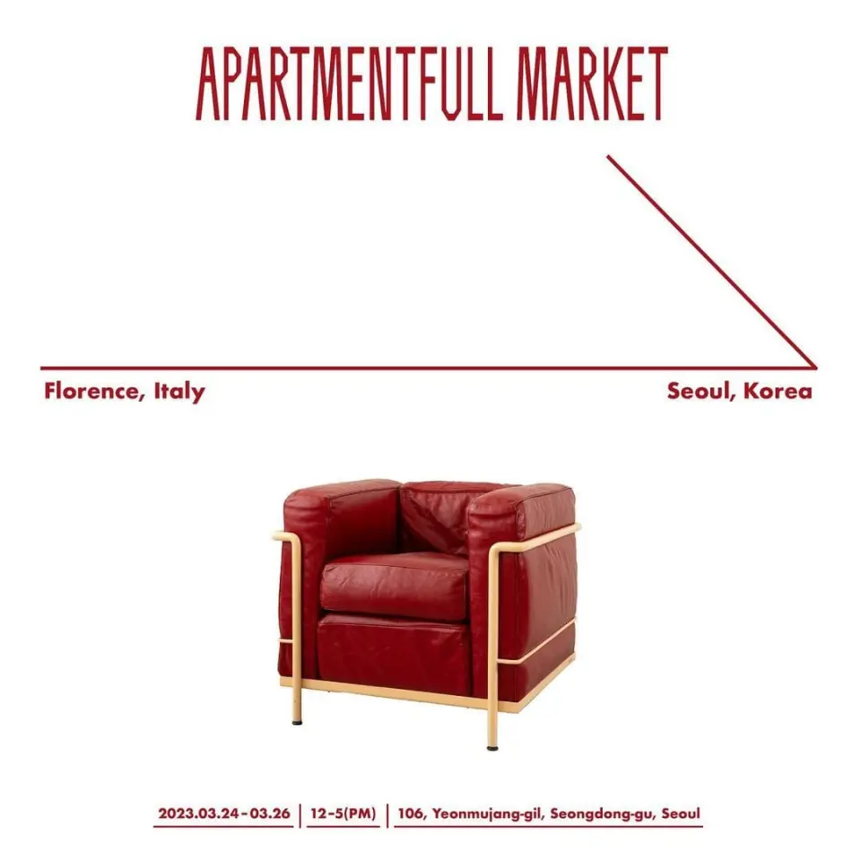 APARTMENTFULL MARKETのポップアップ