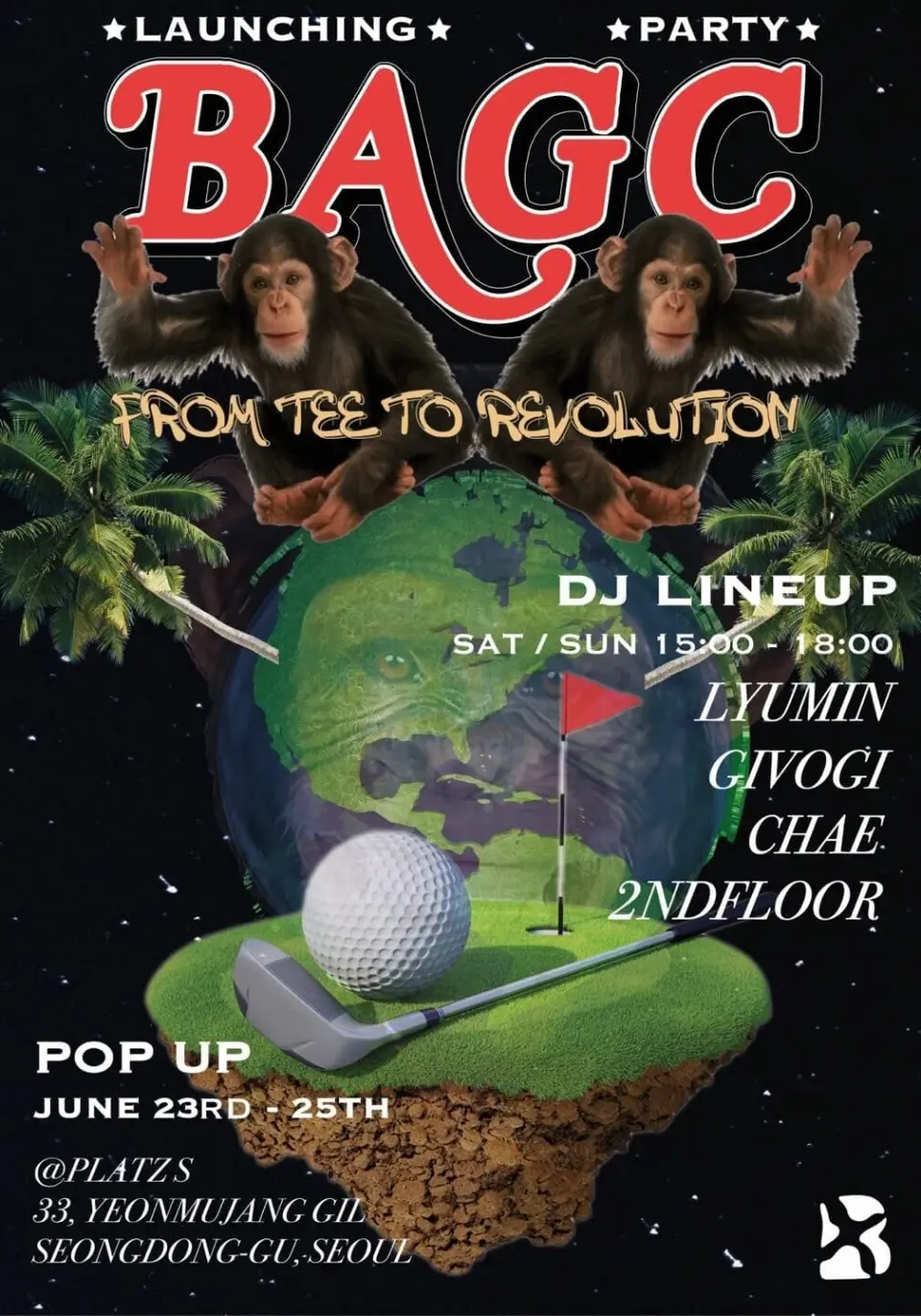 BORED APE GOLF CLUBのポップアップ
